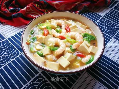 虾仁烩豆腐的做法（虾仁汇豆腐）
